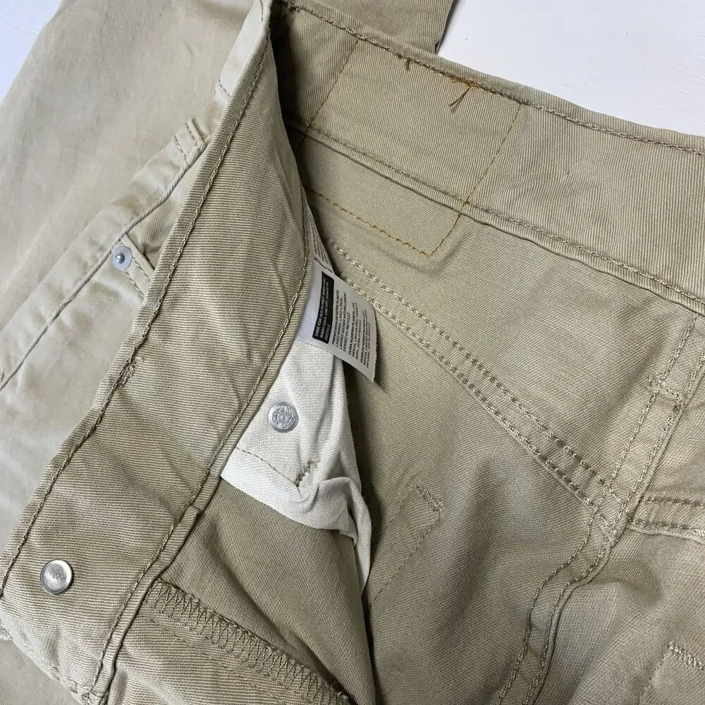 NWT Levi's Men's 514 Straight Fit Stretch Jeans 32/34 Sand Brown